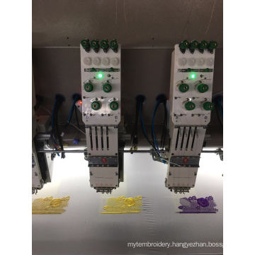 30 Head 4 Colors Flat Embroidery Machine